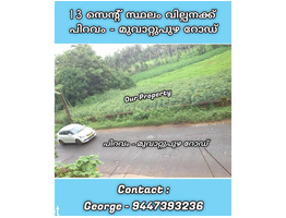 PLOTS FOR SALE NEAR MUVATTUPUZHA, ERNAKULAM