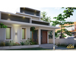 6 cent land with 1250 SQ 3 BHK House For Sale near Madappalli  Block junction