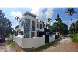 NEWLY CONSTRUCTED 2000 SQFT 4 BHK VILLA FOR SALE AT DECENT JUNCTION NEAR AYATHIL, KOLLAM.