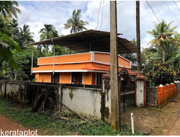 14.14 cent land with house for sale Koratty junction