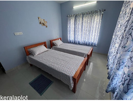 Fully furnished Two bedroom apartment for daily or weekly rent at Thrissur.