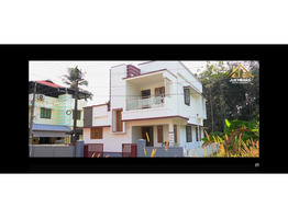 5 cent land  with  1650sqft. semi furnished house sale at Thrippunithura, Ernakulam.