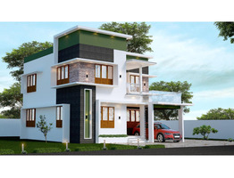 4 cent land  with  1350 sqft house  sale at  Thiruvallam Bypass   Thiruvanthapuram