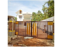 1450 sqft new residential villa in 8.25 cent plot ,Punalur