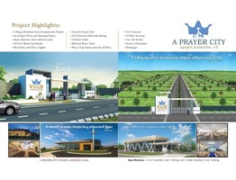 A Prayer City in A.P Megha Gated Community plots with constructions 900 sqfeet 5Lakhs