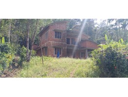 25 cents land and 2850 sq ft house for sale in Kunhom, Mananthavady.