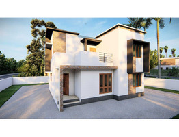 5.5 cent land with premium villa for sale at Manarcad, Kottayam