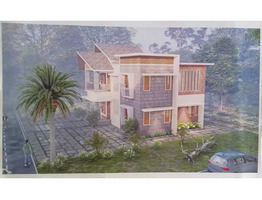 8.8 Cent Land With 1650 sqft Two Storey House For Sale Near by  Pala,Paika - Bharaniganam  Road