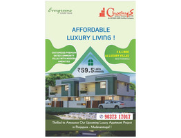 Chothys Evergreens@Thirumala 64 Luxury Villas with moderan amenites