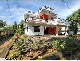 8 cents land and 2300 sqft double storeyed house for sale near Angamaly, Peechanikadu