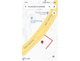 65 cent commercial land for sale, facing Salem-Kochi Highway