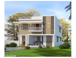 3.5 Cent cents land with 1450 Sqft 3 BHk Double Storeyed House for sale at Aroor