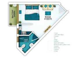 Studio apartment in Aquacity