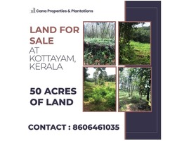 50 Acre Land for Sale at Kottayam